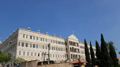 حاجز تفتيش على طريق ضهر البيدر الجبلية في لبنان