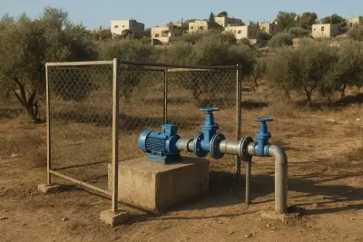 صورة توضيحية – سلطة المياه الفلسطينية: بدء تركيب مضخة بئر عنبتا في طولكرم لتعزيز التزويد المائي