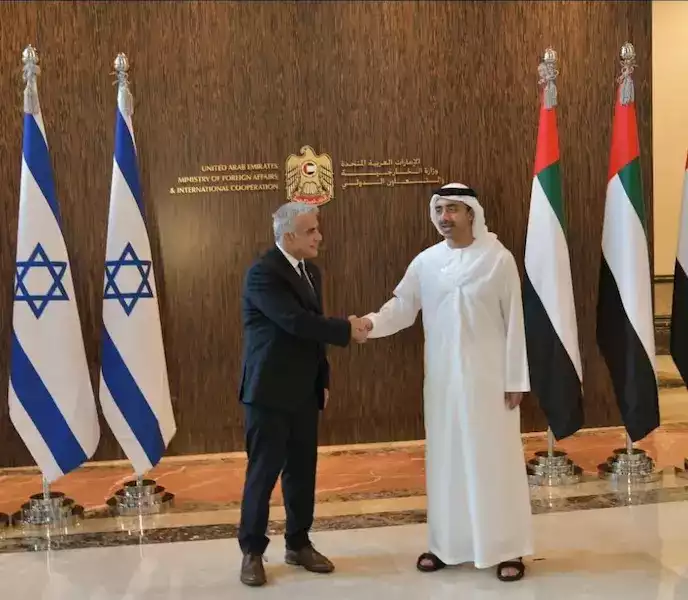 يائير لابيد في الامارات