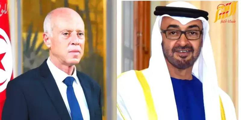 قيس سعيد ومحمد بن زايد