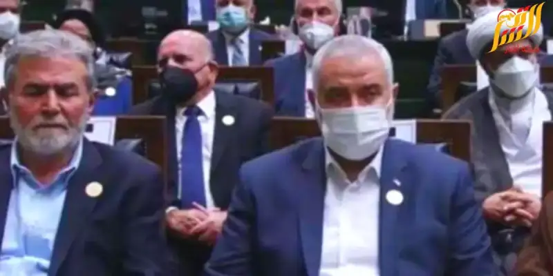 اسماعيل هنية في البرلمان الايراني