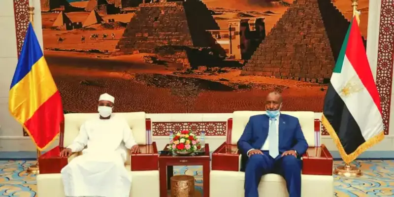 الرئيس السوداني ونظيره التشادي