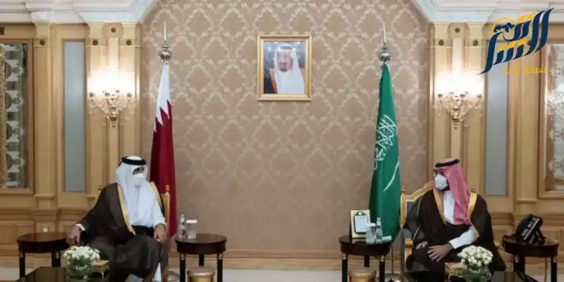 وليّ العهد السعوديّ وأمير قطر