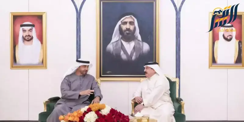 ملك البحرين وحاكم دبي