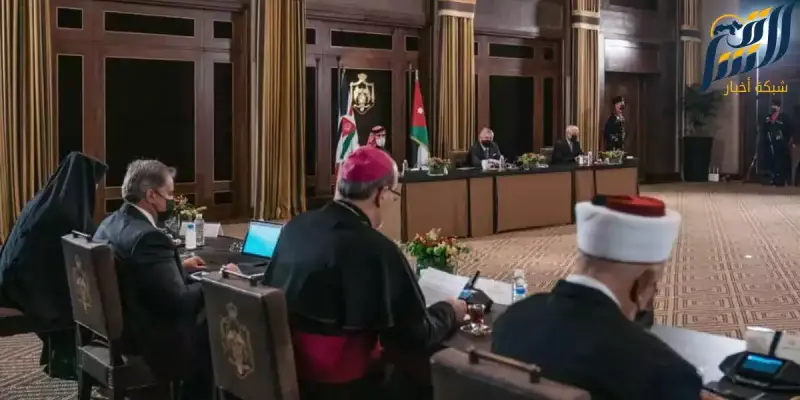 العاهل الأردني يلتقي رؤساء الكنائس في القدس والأردن