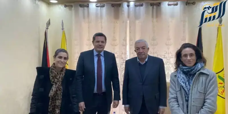 نائب رئيس حركة فتح العالول يستقبل ممثل سويسرا لدى فلسطين