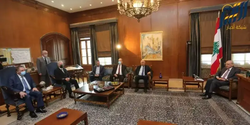 وفد مركزية "فتح"  يلتقي رئيس مجلس النواب اللبناني