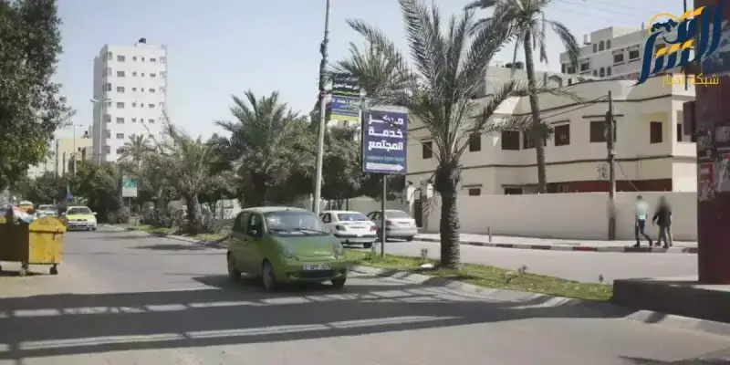 شارع في غزة