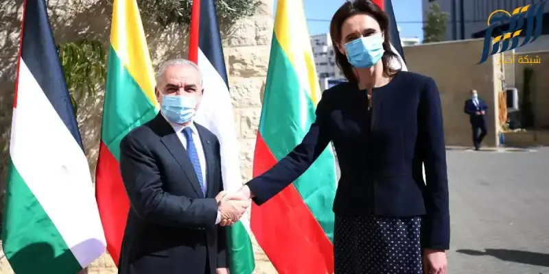 رئيس الوزراء الفلسطيني يلتقي رئيسة البرلمان الليتواني