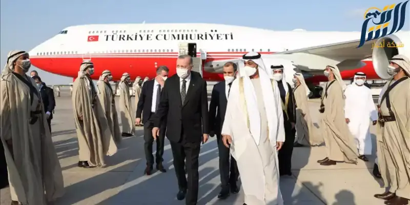 أردوغان في زيارة رسمية للإمارات