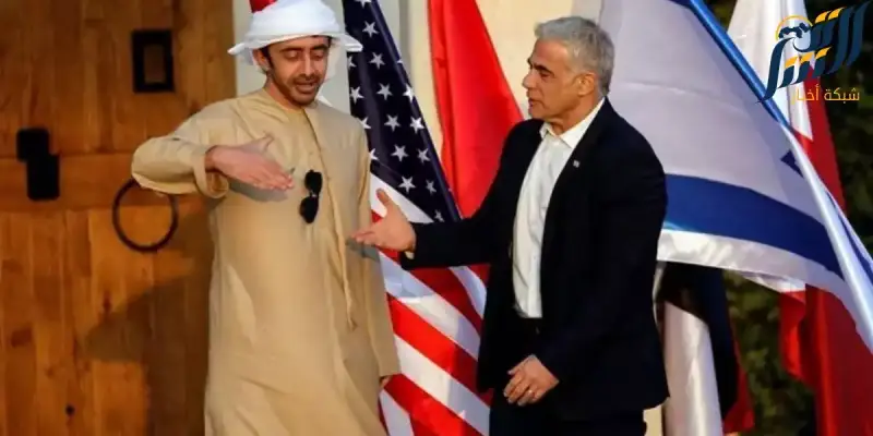 وزيرا خارجية اسرائيل والامارات