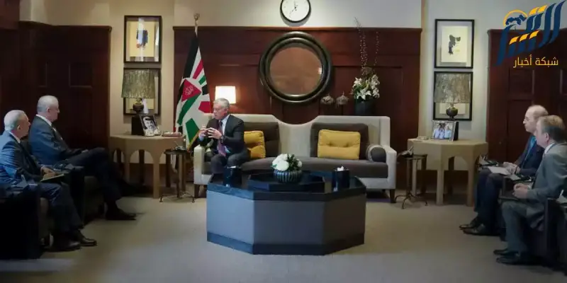 ملك الأردن يلتقي وزير الدفاع الاسرائيلي