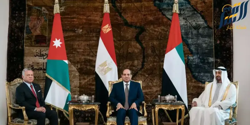 السيسي ومحمد بن زايد وعبدالله الثاني
