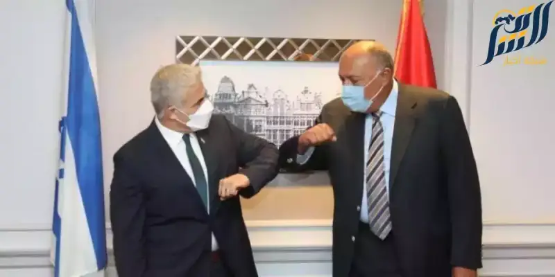 وزير الخارجية الاسرائيلي ونظيره المصري