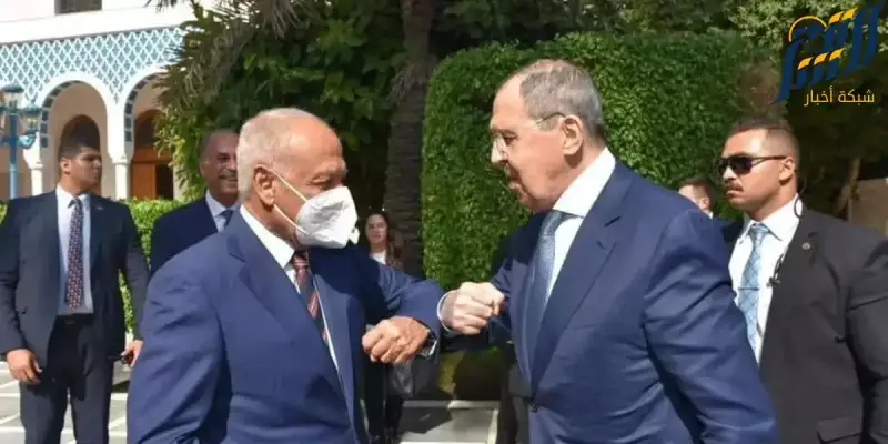 أبو الغيط ووزير الخارجية الروسي