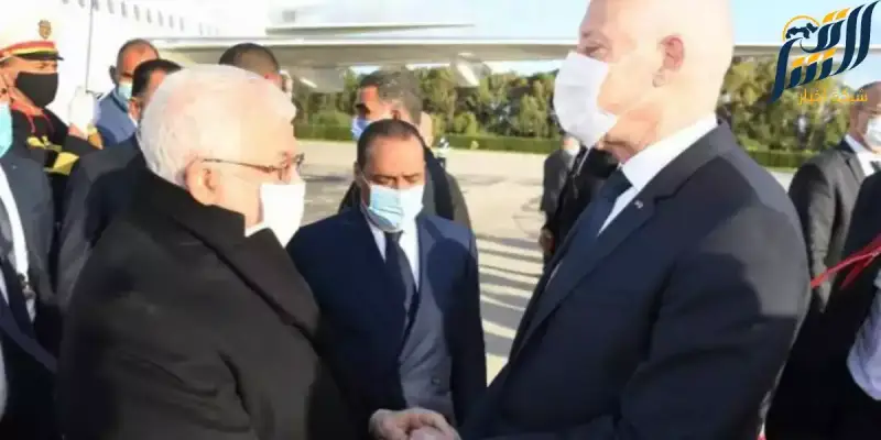 الرئيس الفلسطيني ونظيره التونسي