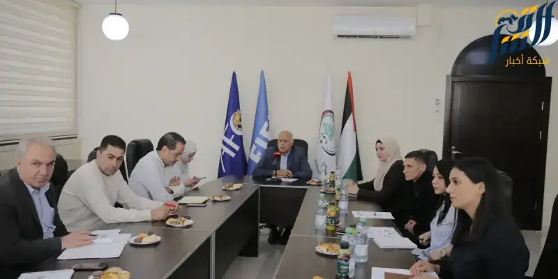 اجتماع  الاتحاد الفلسطيني لكرة القدم