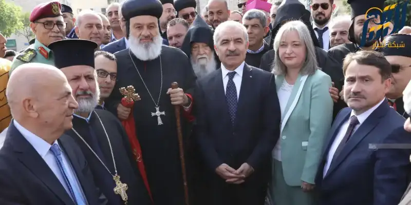 أشتية أمام بطريرك أنطاكيا