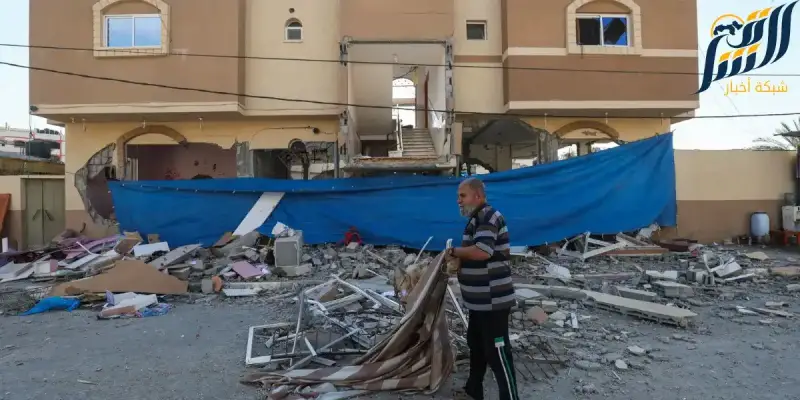 دمار منزل في غزة