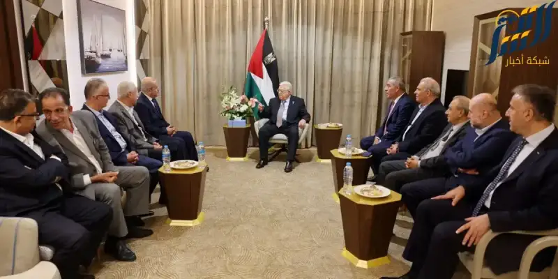 الرئيس عباس يستقبل وفد الجبهة الشعبية