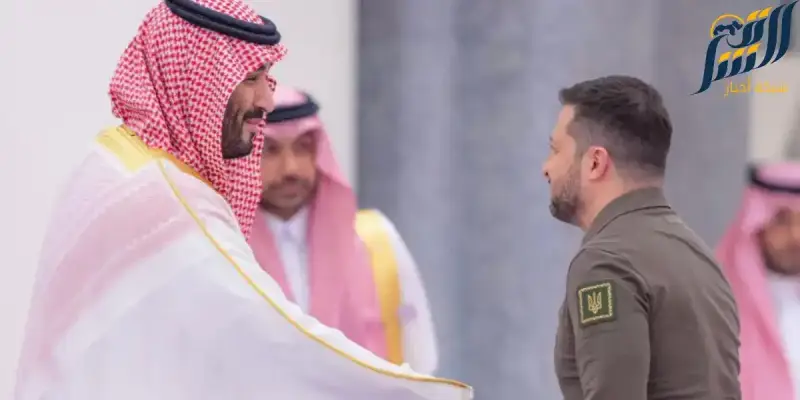 ولي العهد السعودي ورئيس اوكرانيا