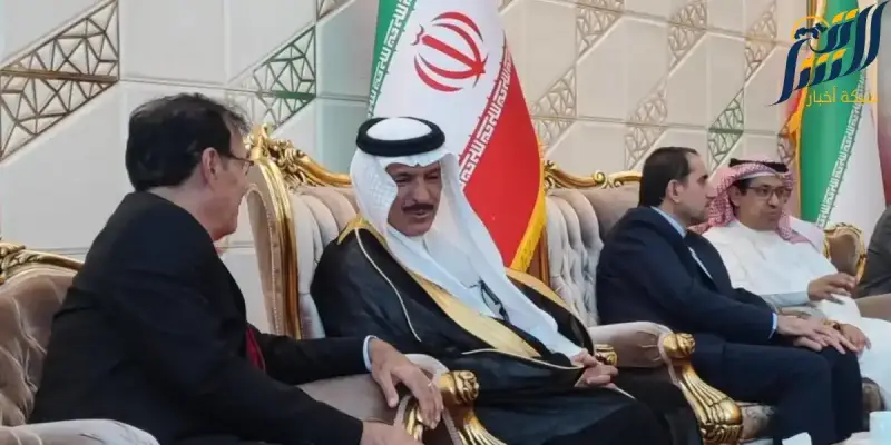 السفير السعودي لدى وصوله الى طهران