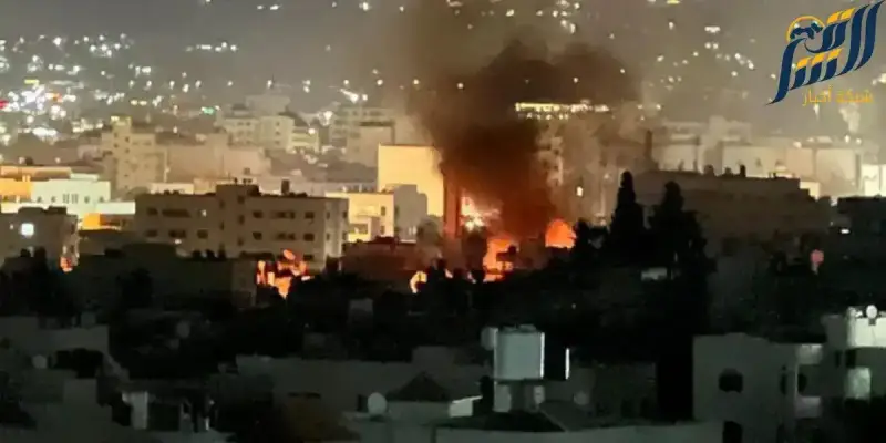 قصف اسرائيلي في جنين