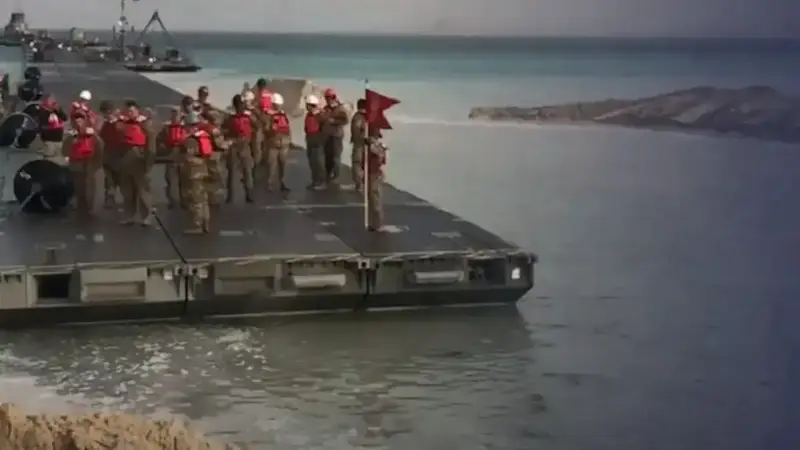 ميناء العائم في غزة