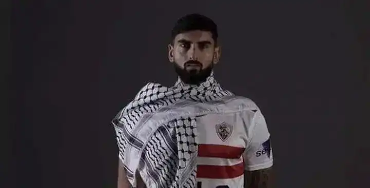 اللاعب الفلسطيني ياسر حمد