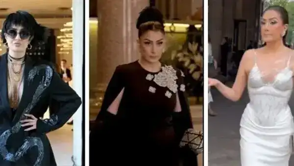 غادة عبد الرازق في أسبوع الموضة