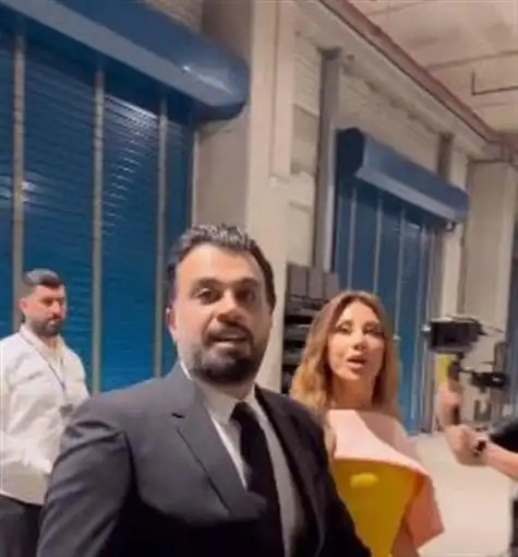 نجوى كرم مع عمر الدهماني