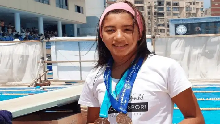 السباحة المصرية شذى نجم