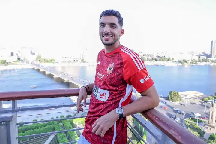 يوسف أيمن لاعب الأهلي المصري