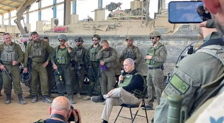 نتنياهو يجري جولة ميدانية في رفح