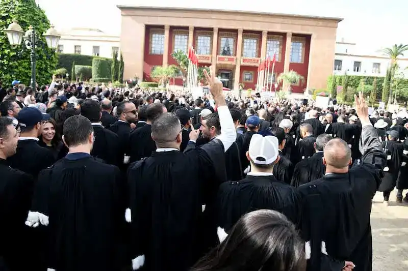 إضراب المحامين بالمغرب