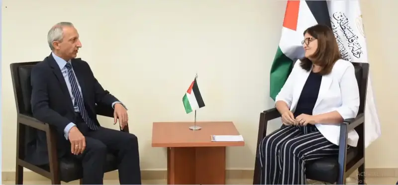 وزيرة الدولة لشؤون وزارة الخارجية والمغتربين الفلسطينية فارسين شاهين
