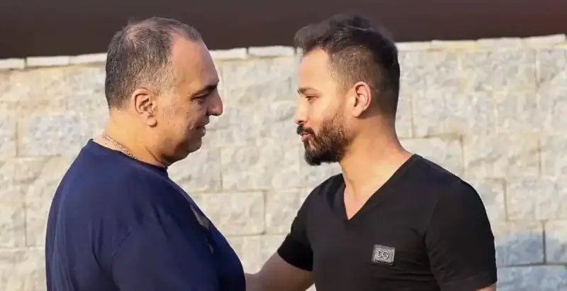 الراحل أحمد رفعت رفقة وليد دعبس
