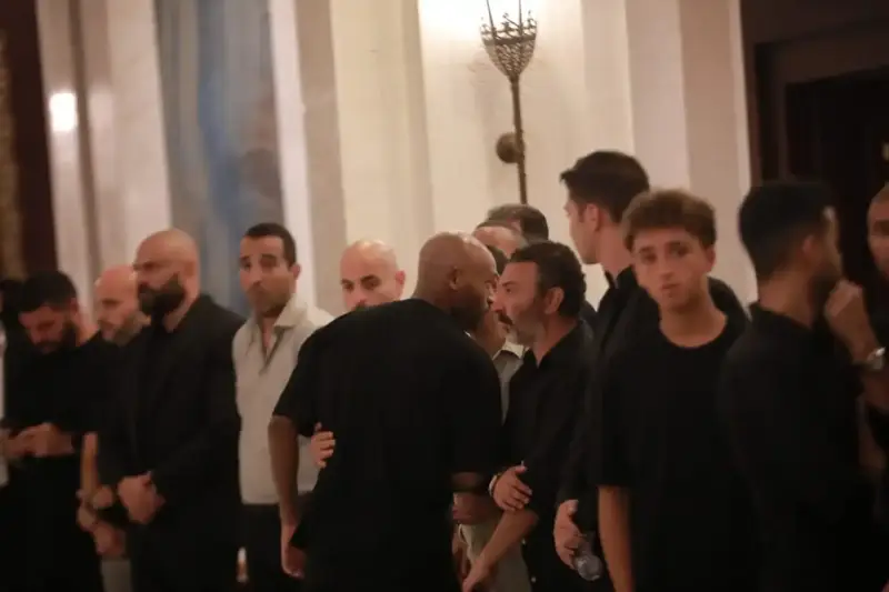 عزاء والد أحمد صلاح حسني