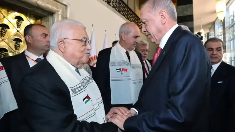 الرئيس الفلسطيني والرئيس التركي