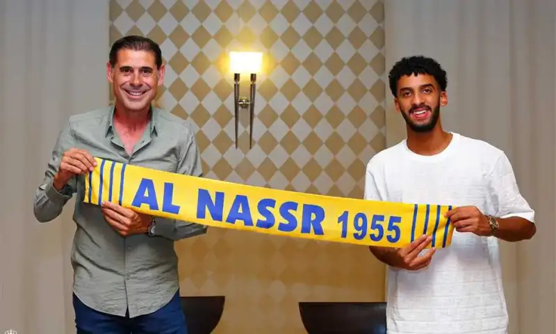 سالم النجدي لاعبا في النصر