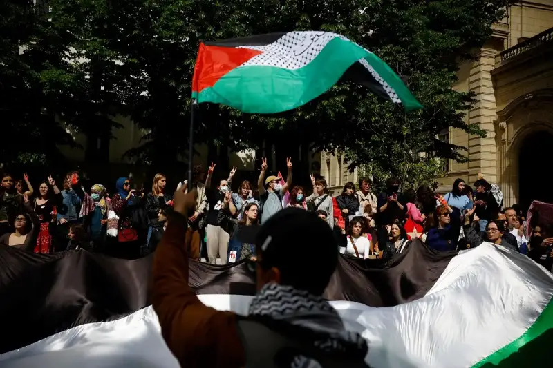 احتجاجات داعمة لفلسطين