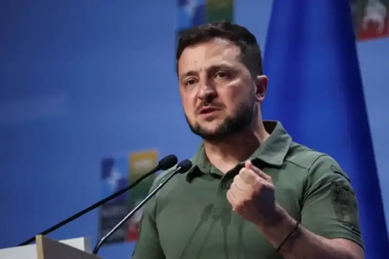 الرئيس الأوكراني فولوديمير زيلينسكي