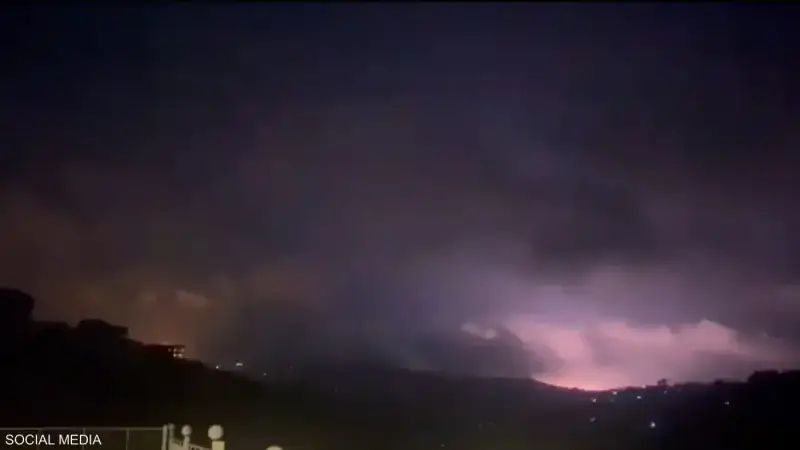جنوب لبنان ليلا