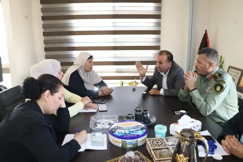 اجتماع التوجيه السياسي مع الداخلية الفلسطينية