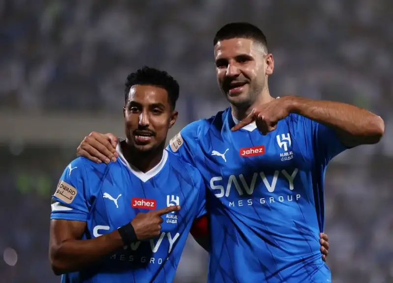 الهلال ضد ضمك