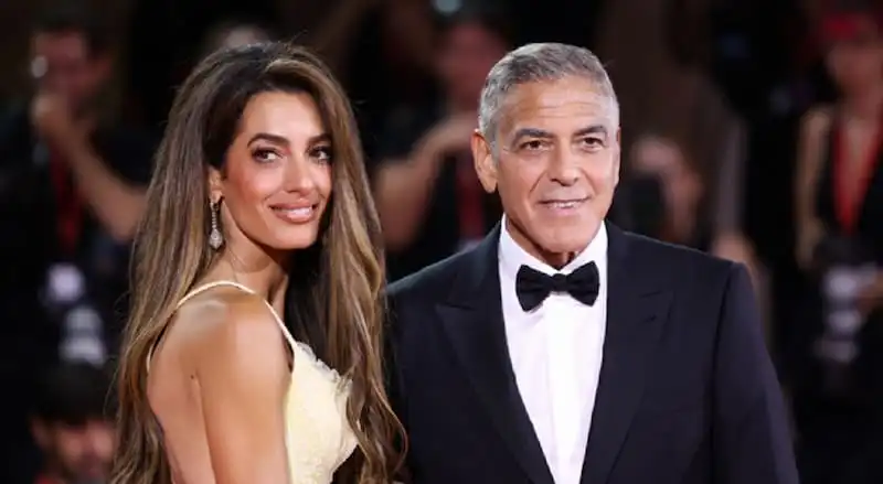 جورج كلوني وزوجته