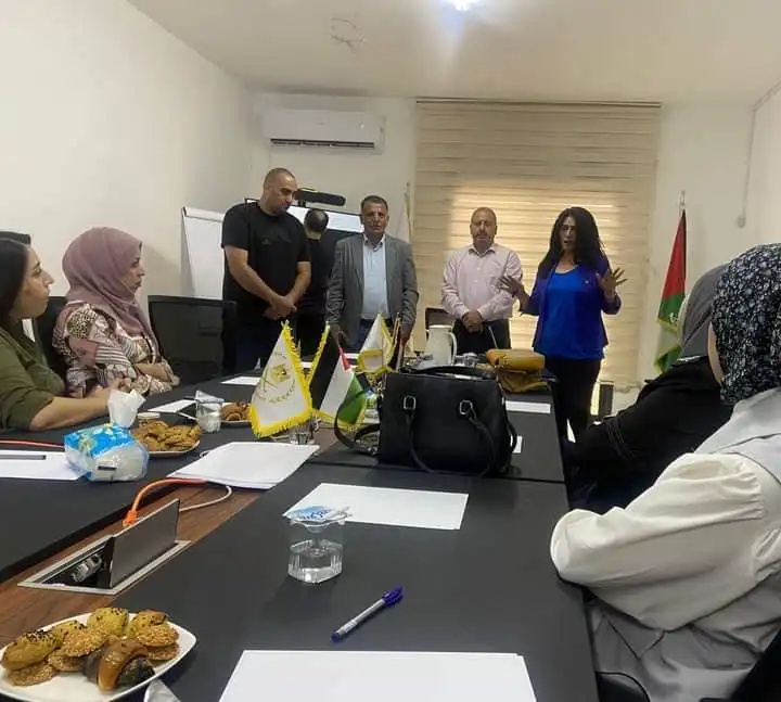 التوجيه السياسي في نابلس يشارك بورشة عمل