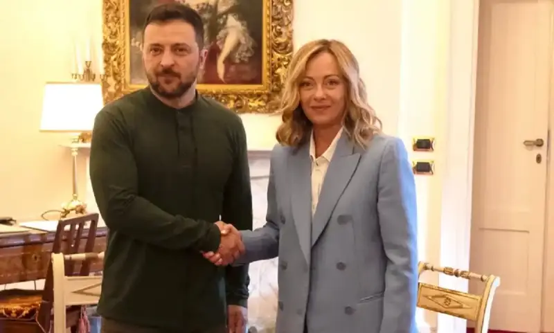 ميلوني وزيلينسكي