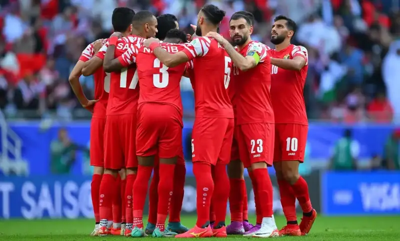 مباراة فلسطين ضد الأردن