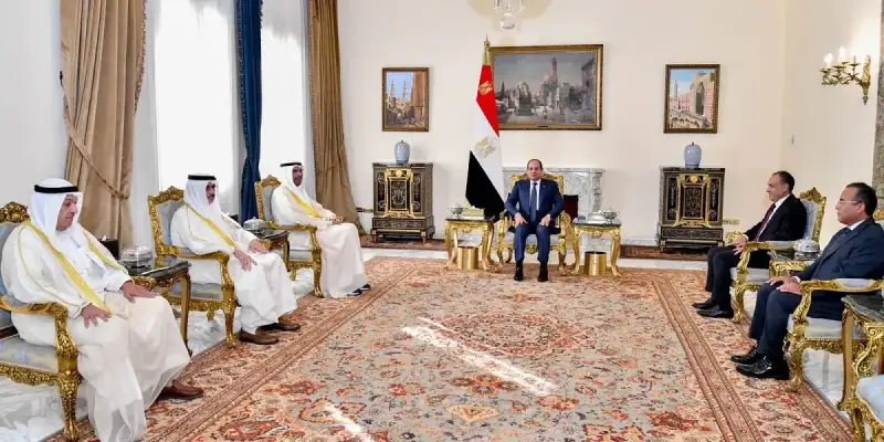 جانب من اللقاء بين الطرفين